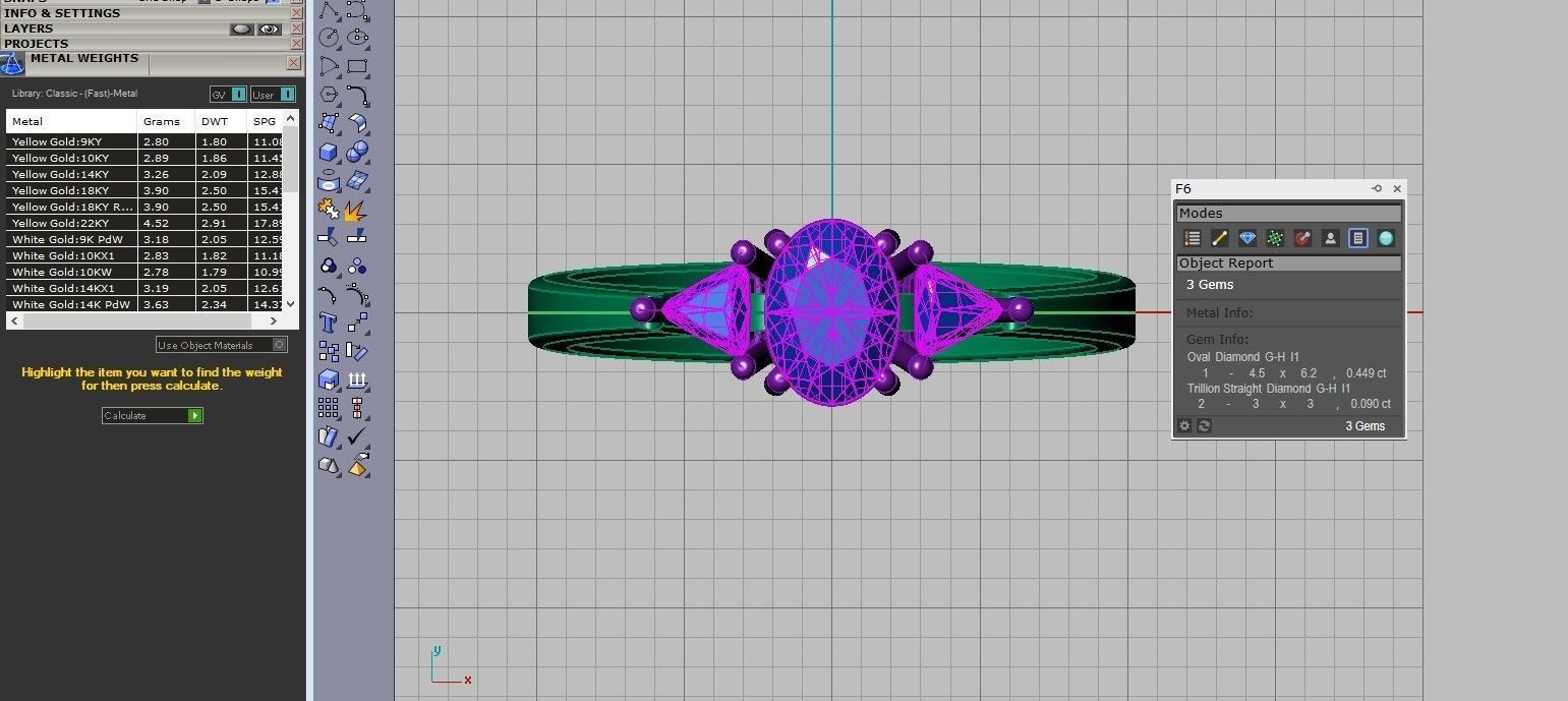 Solitaire ring 3D print model_10