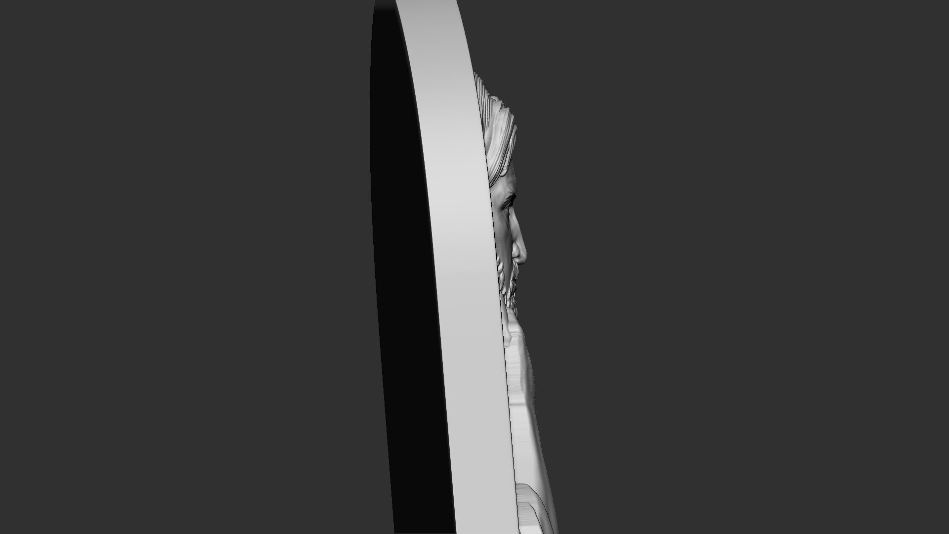 Jesus Relief 01 3D print model_14