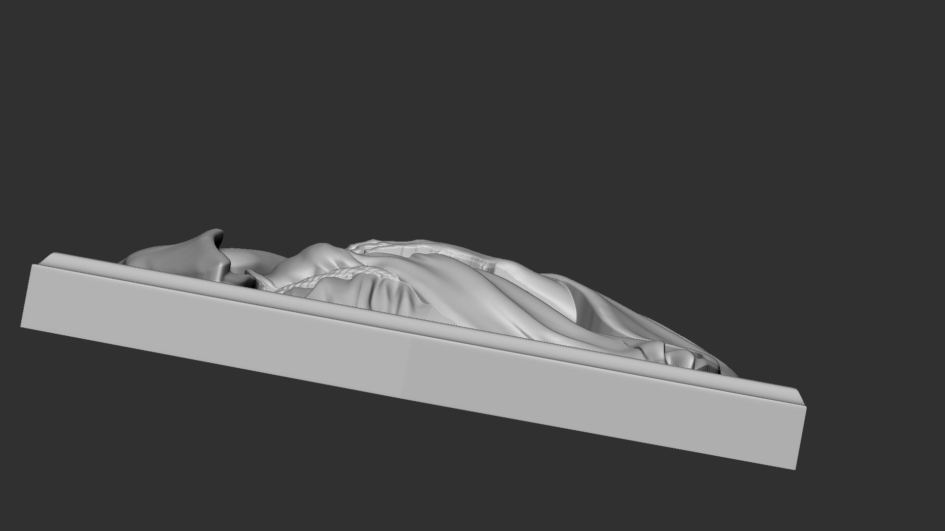 Jesus Relief 01 3D print model_18