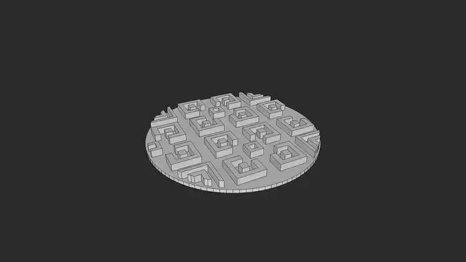 25MM GREEK STYLE TEXTURED MINIATURE BASES