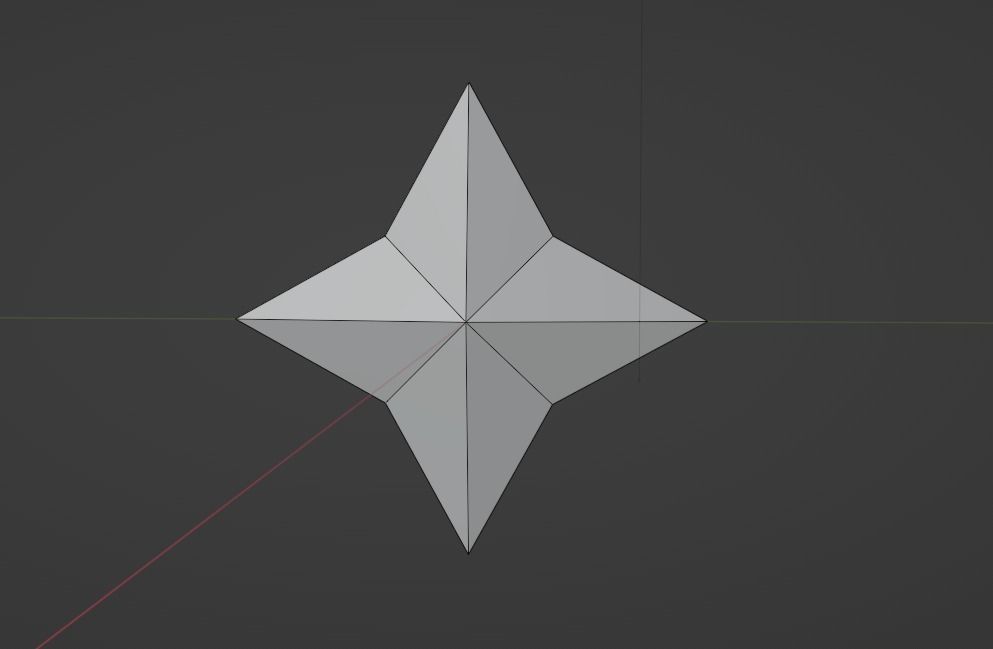 Low-Poly 3D Primogem star Low-poly 3D model_5