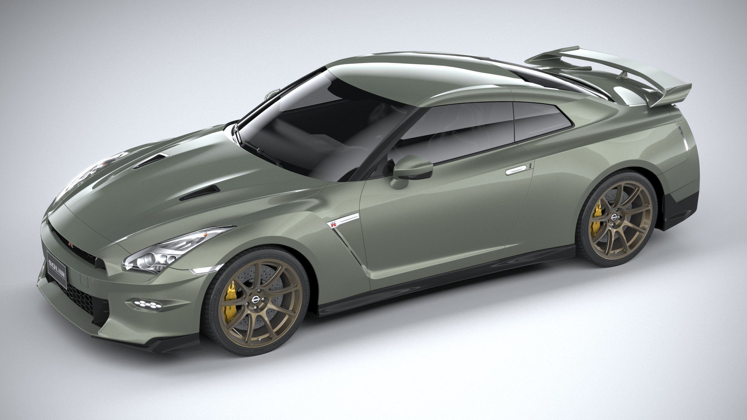 Nissan GT-R 2024 3D model_7