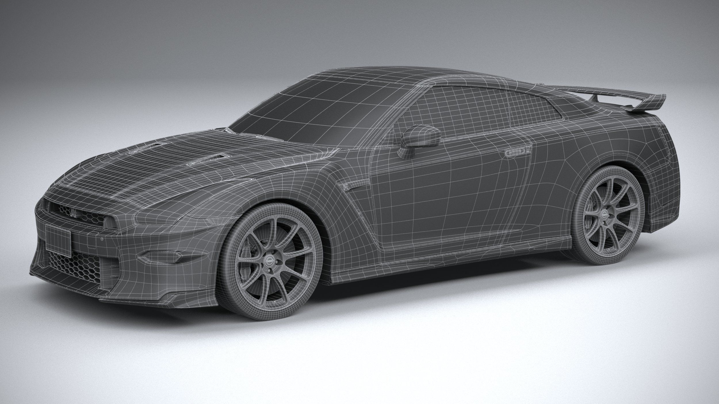 Nissan GT-R 2024 3D model_28