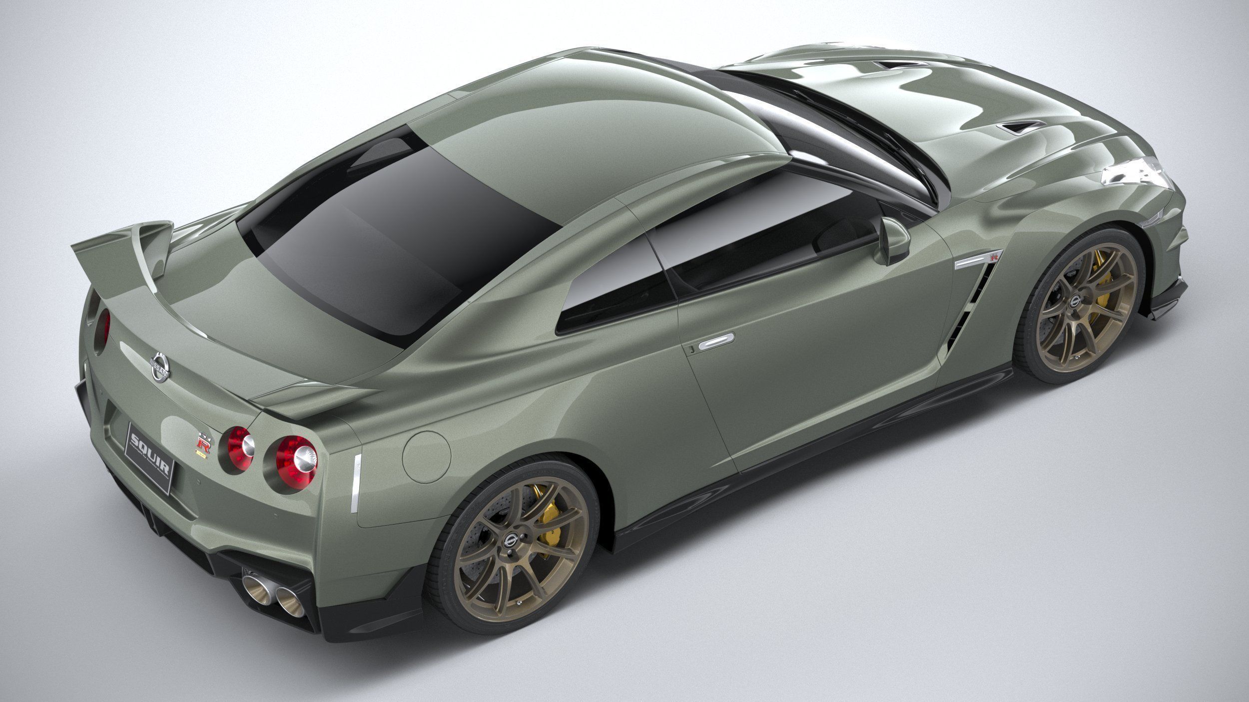 Nissan GT-R 2024 3D model_10