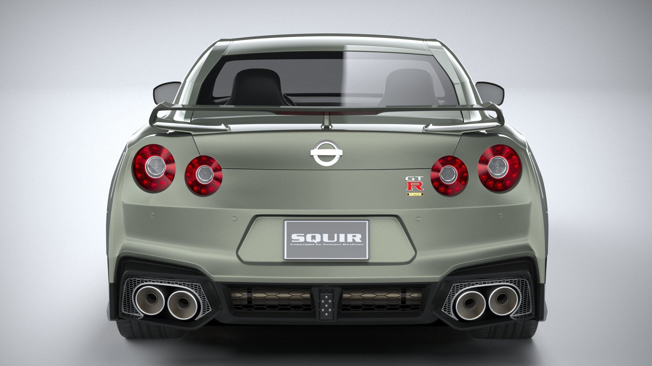 Nissan GT-R 2024 3D model_4