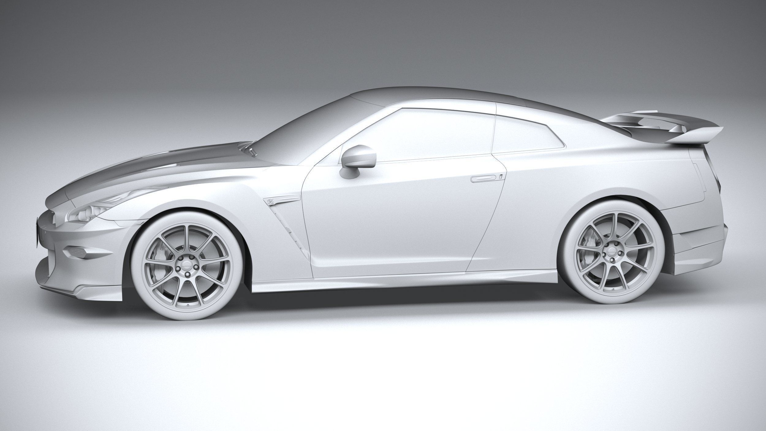Nissan GT-R 2024 3D model_22