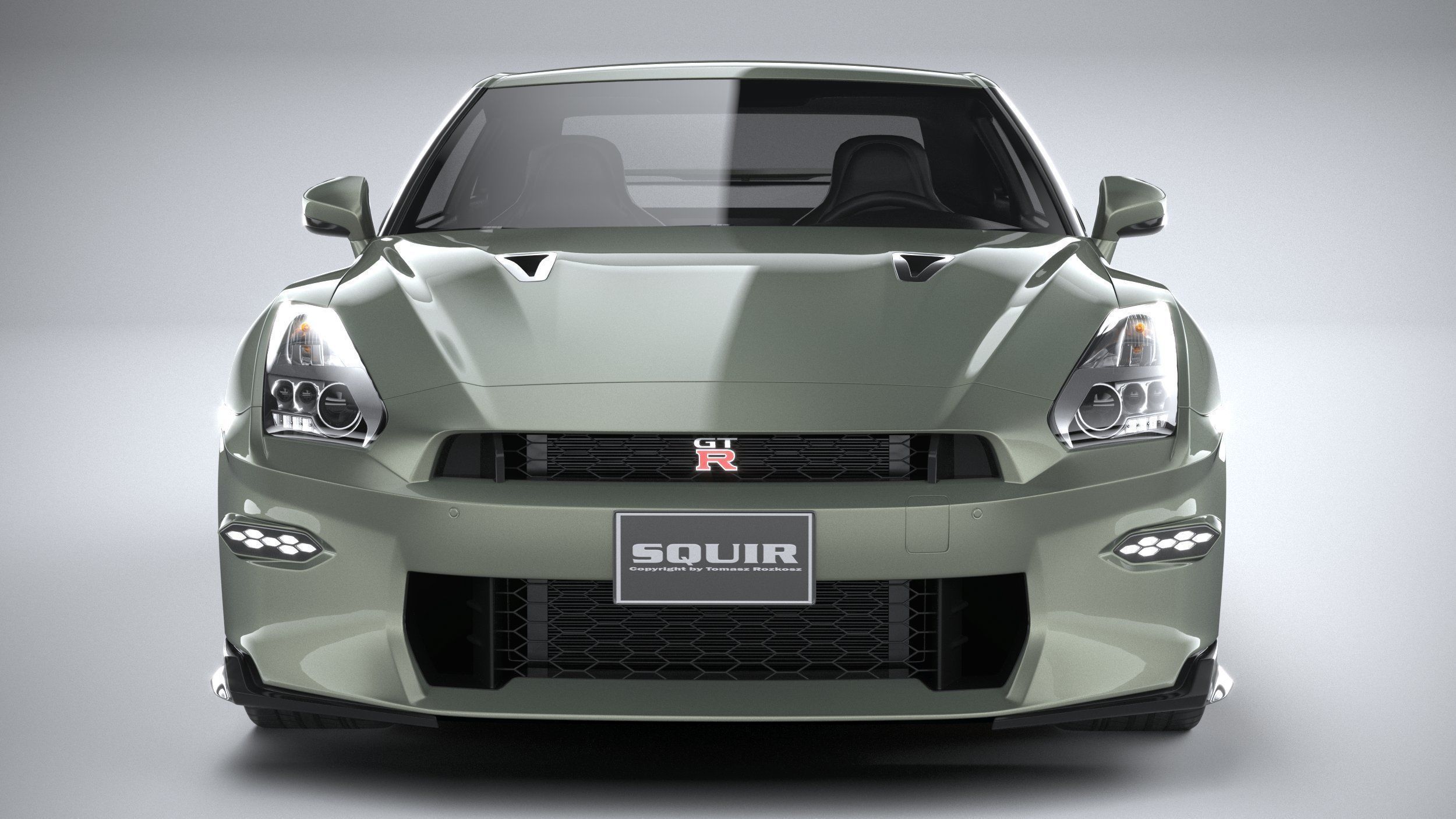 Nissan GT-R 2024 3D model_13