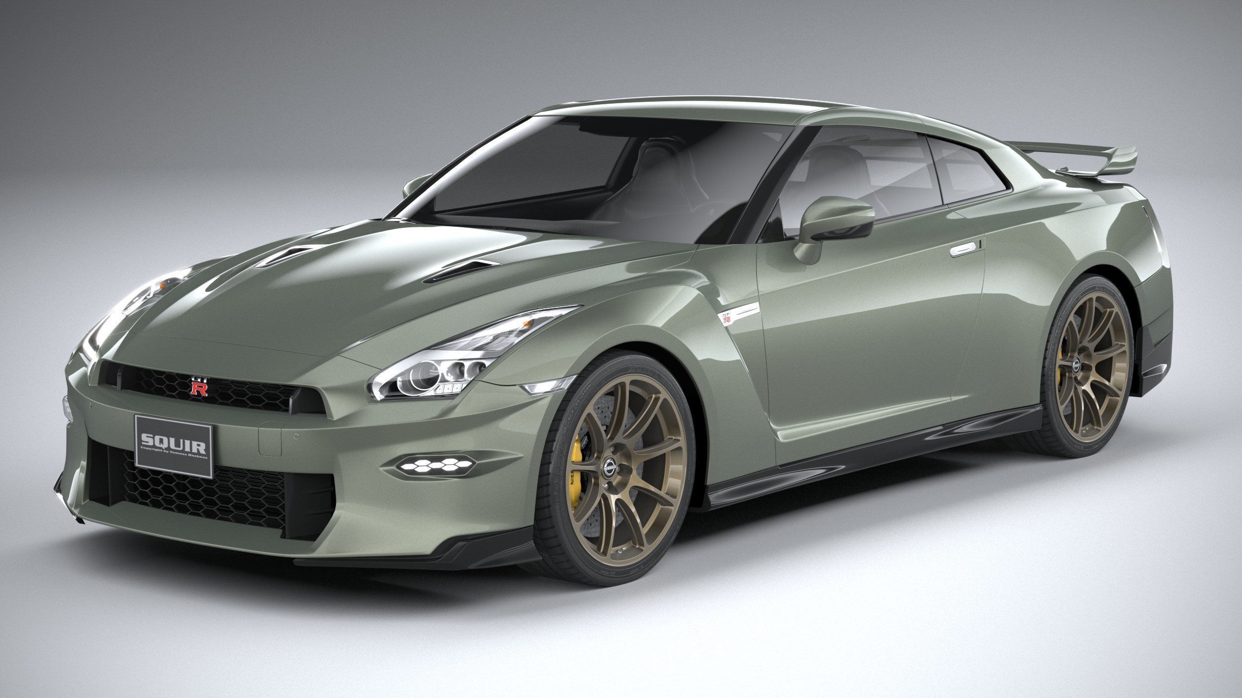 Nissan GT-R 2024 3D model_1