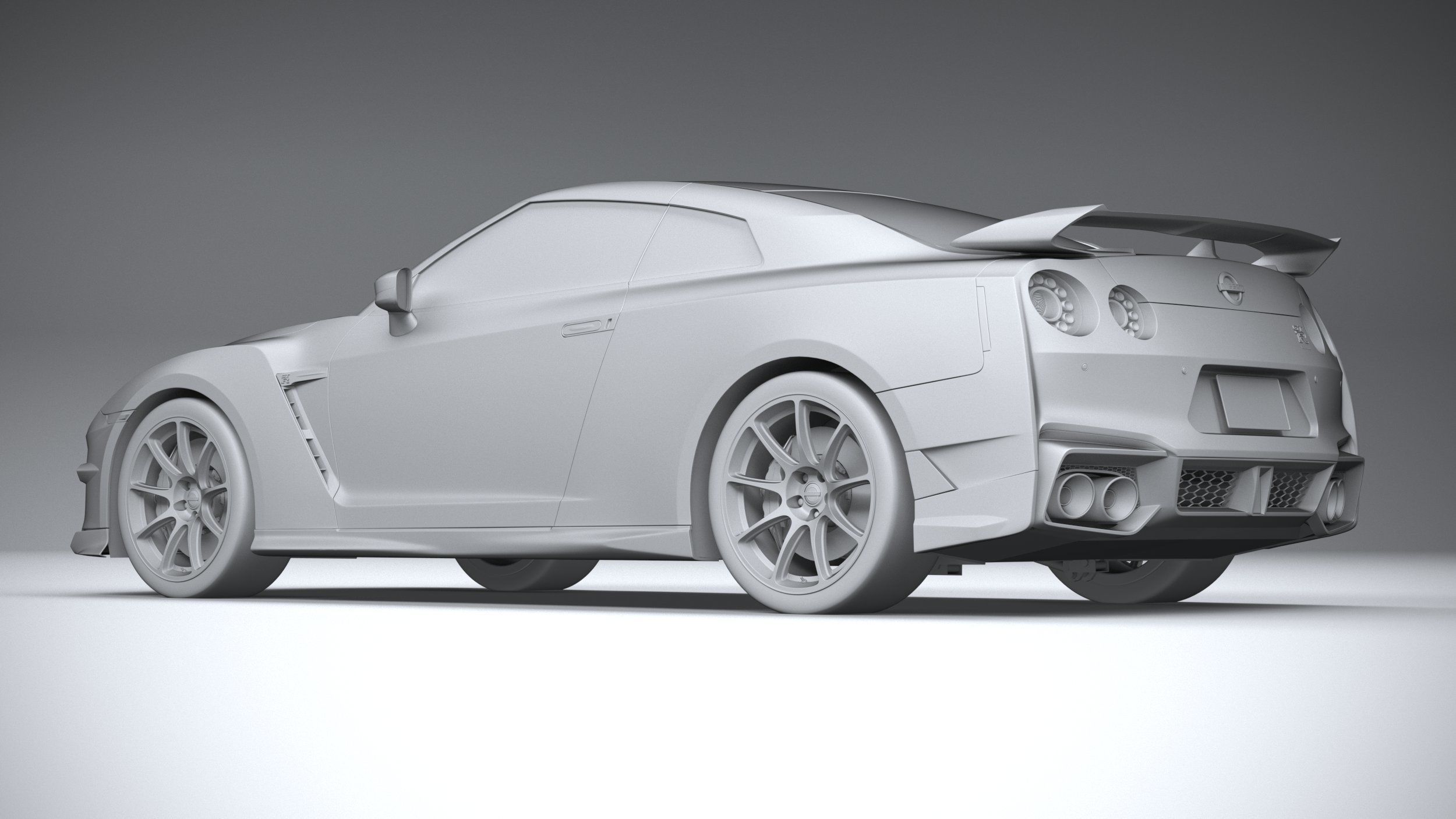 Nissan GT-R 2024 3D model_21