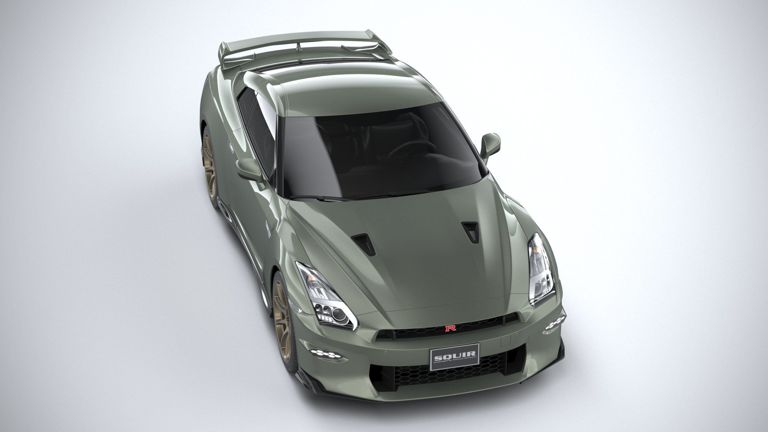 Nissan GT-R 2024 3D model_12