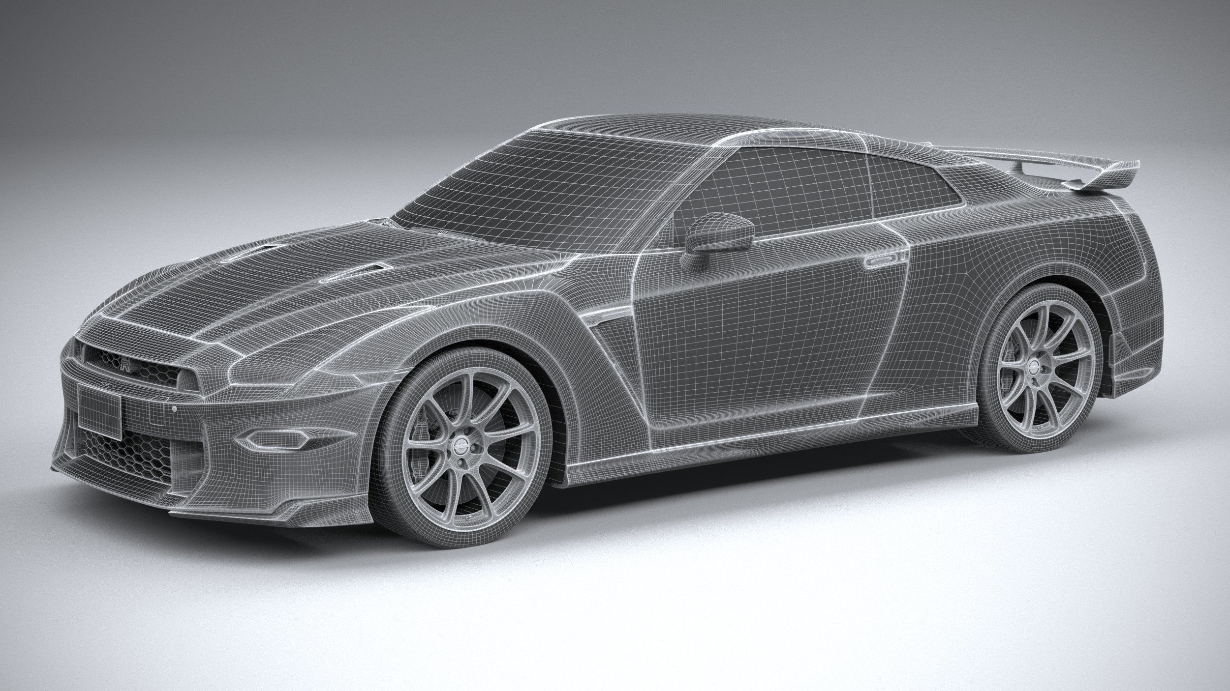 Nissan GT-R 2024 3D model_26