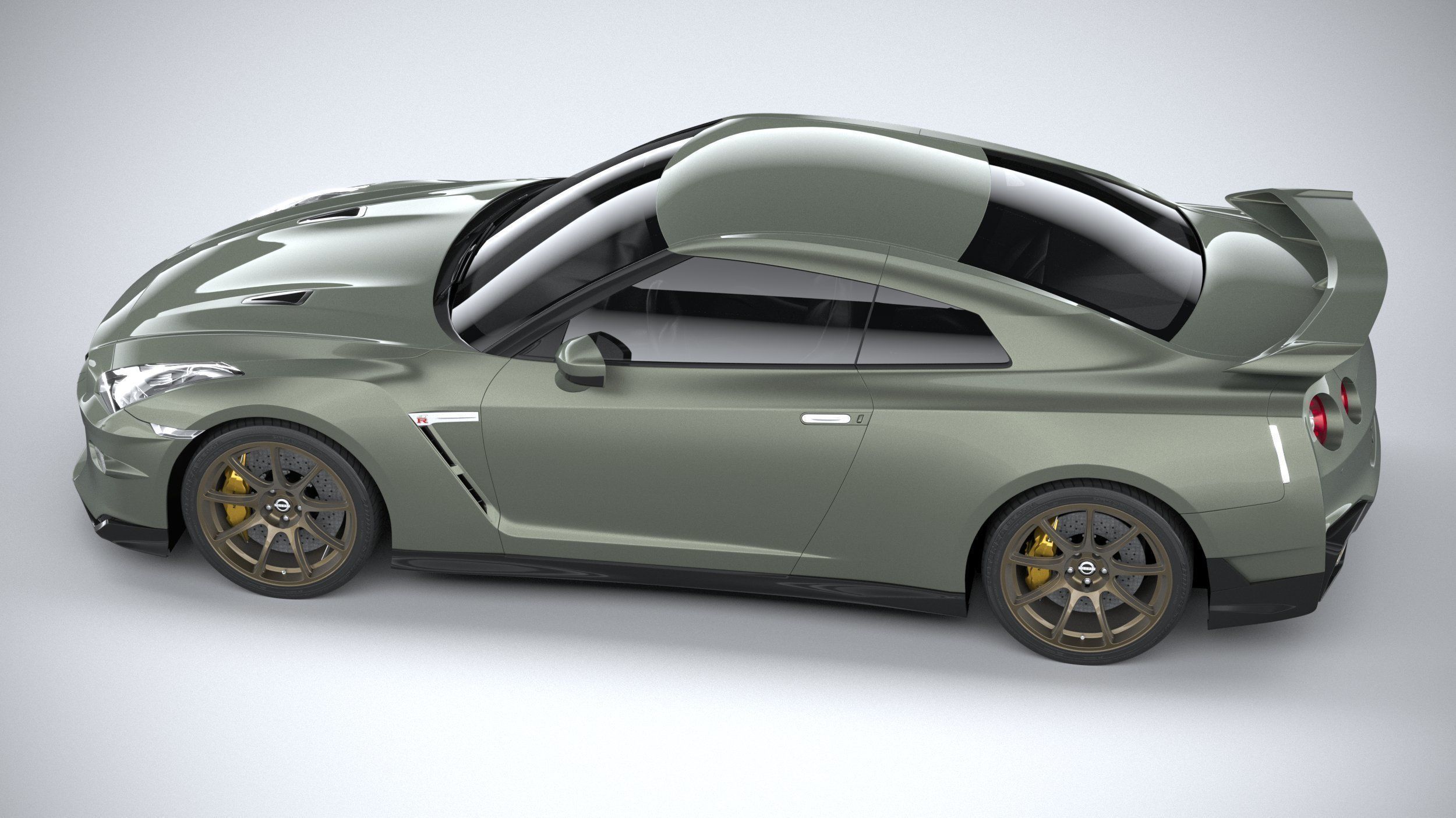 Nissan GT-R 2024 3D model_9