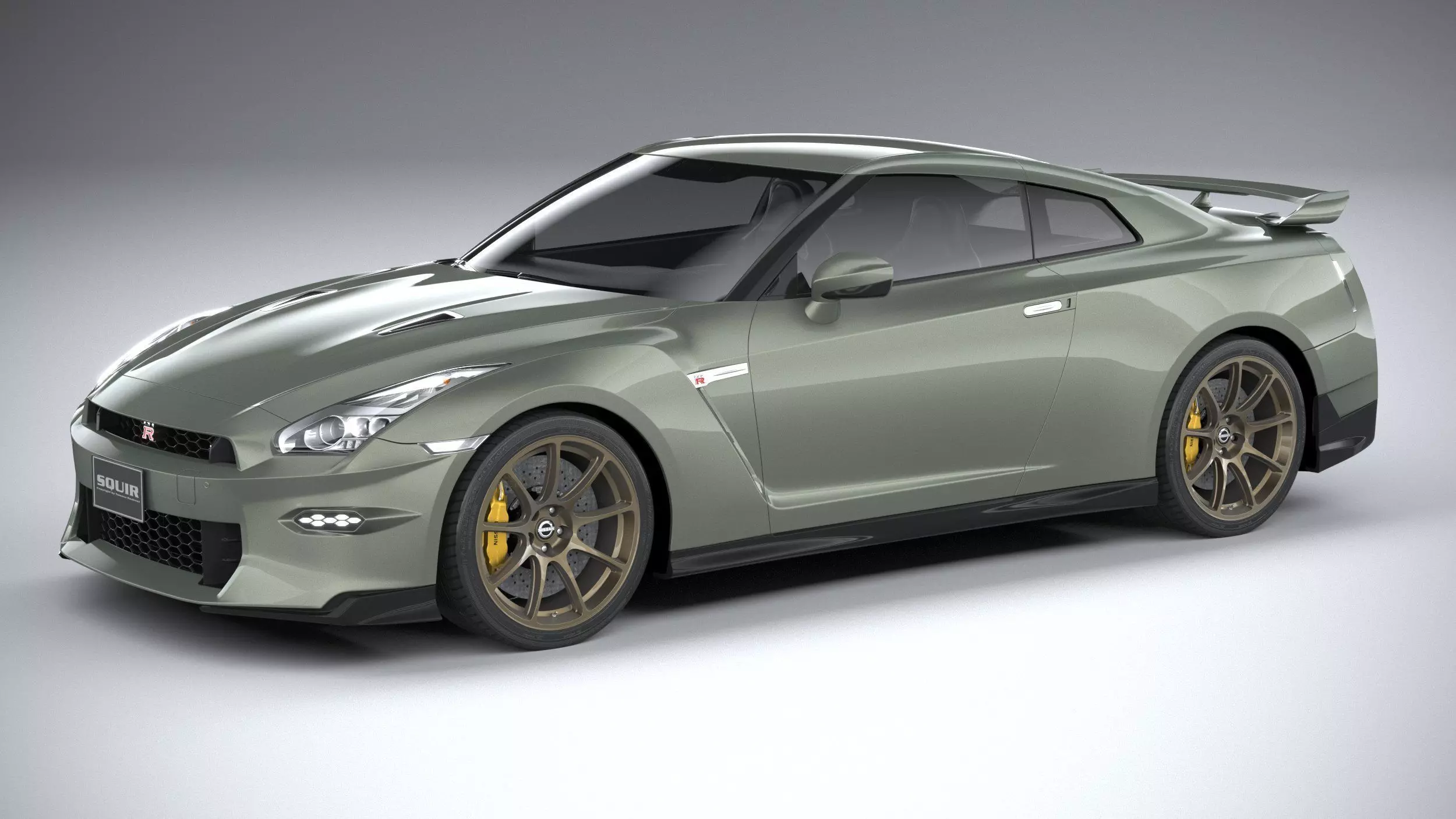 Nissan GT-R 2024 3D model_0