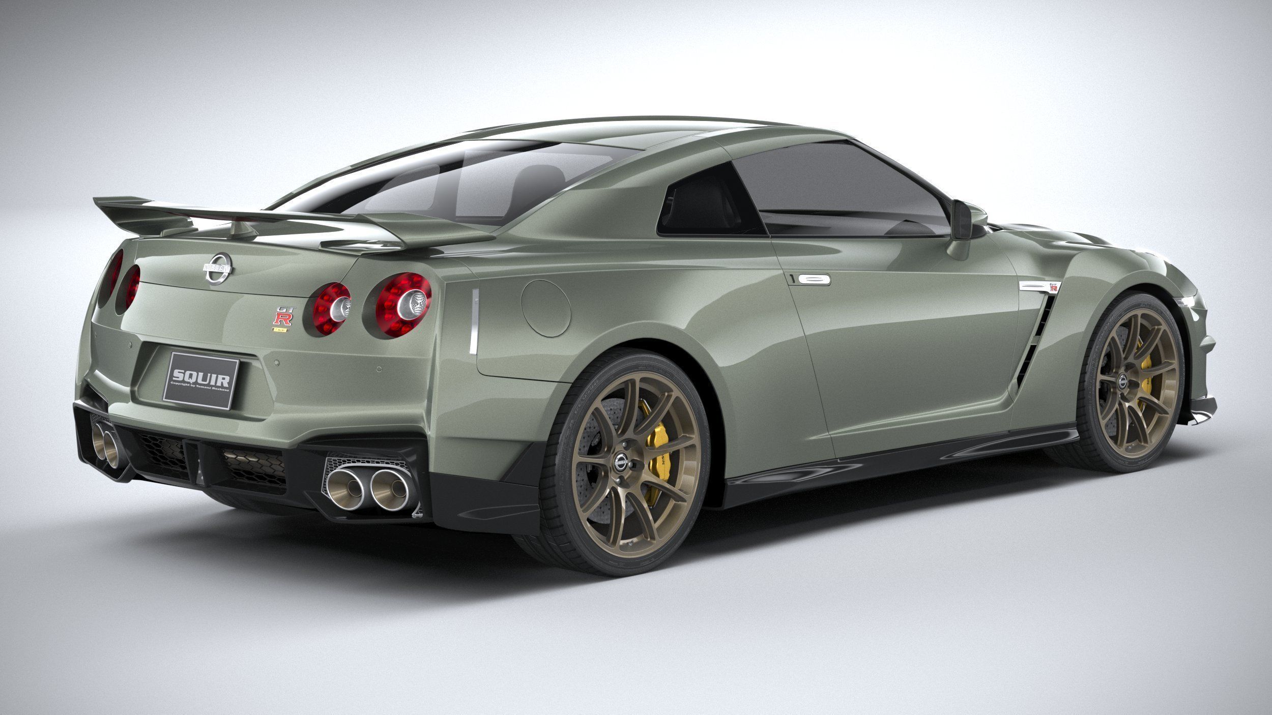 Nissan GT-R 2024 3D model_17