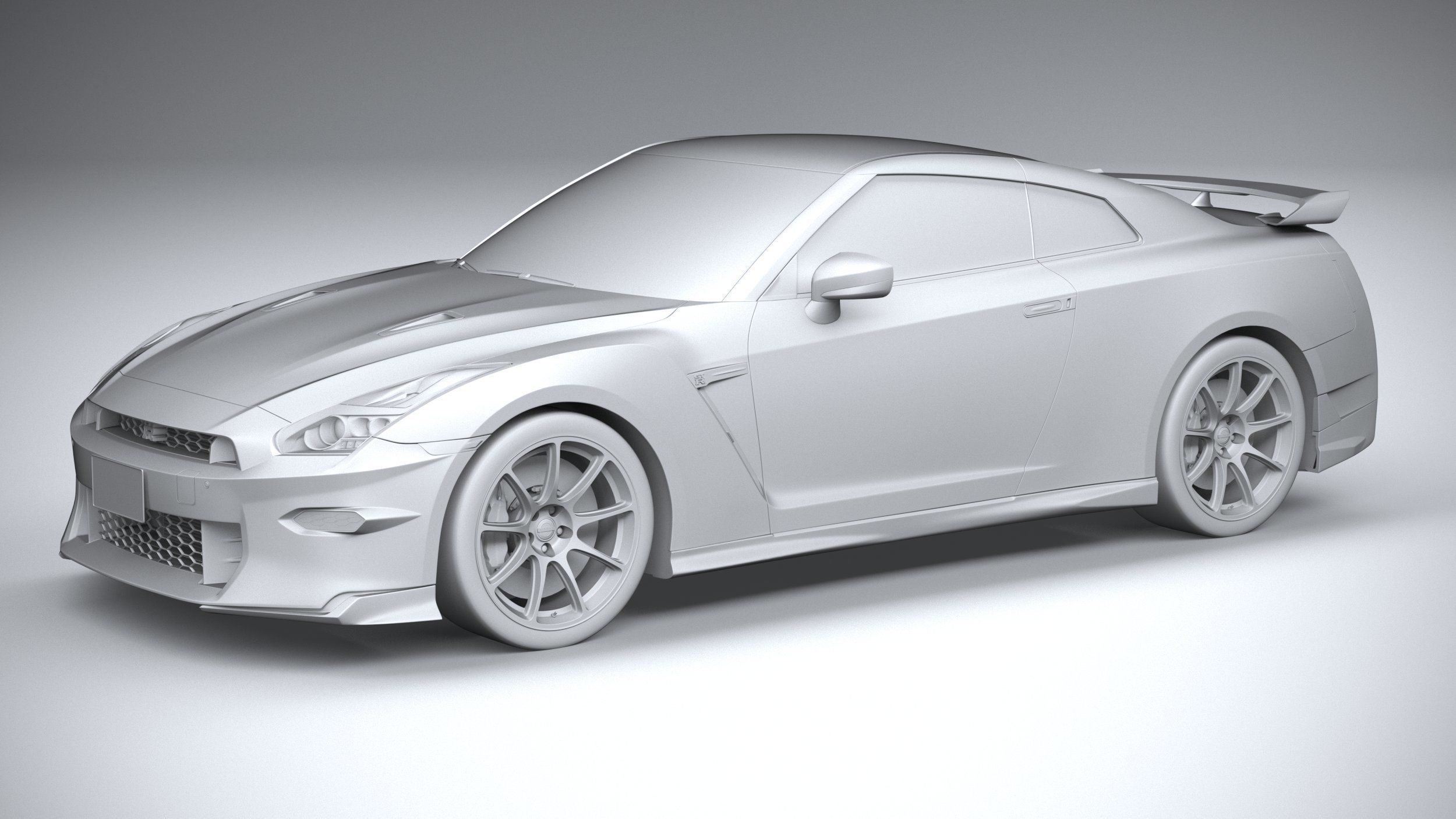 Nissan GT-R 2024 3D model_19