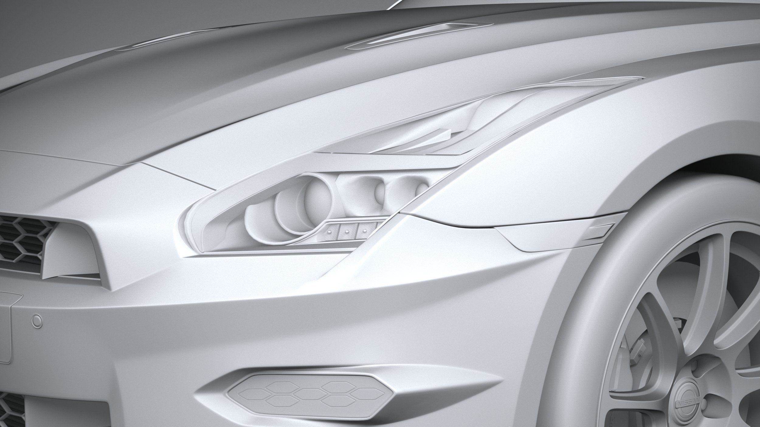 Nissan GT-R 2024 3D model_23