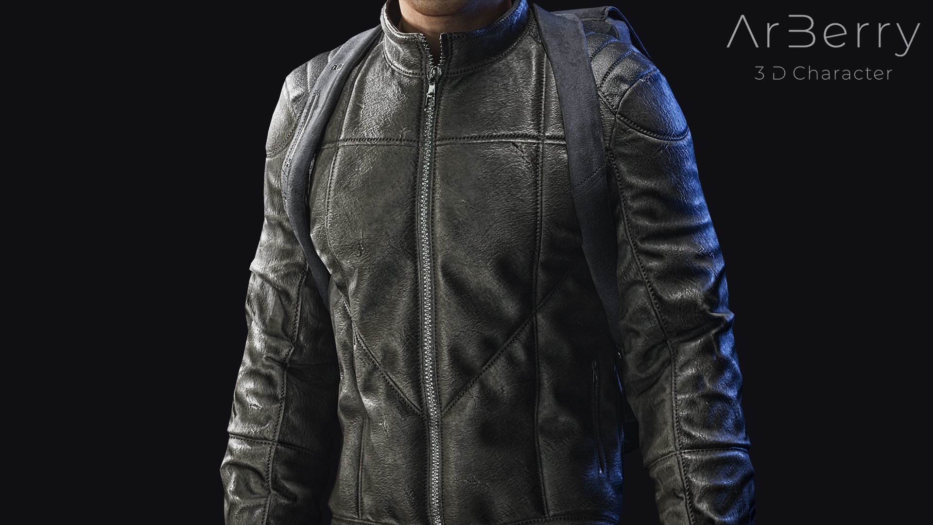 FREE Survival Character Free low-poly 3D model_3