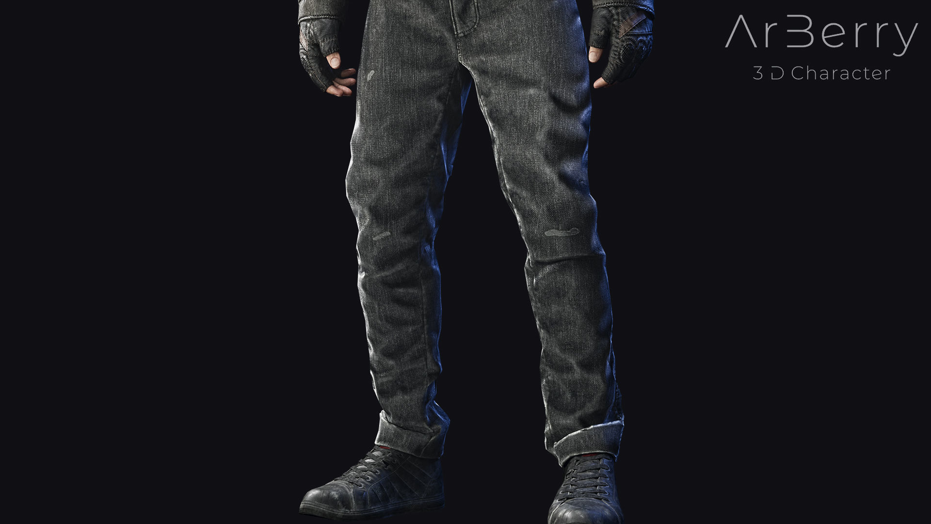 FREE Survival Character Free low-poly 3D model_6