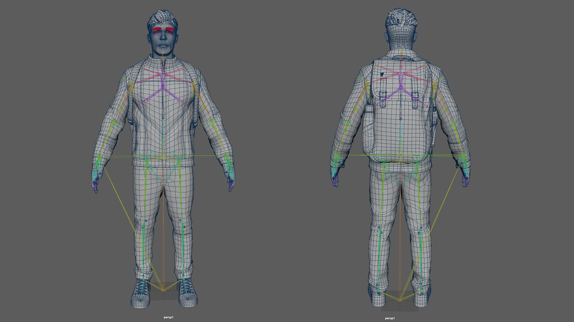 FREE Survival Character Free low-poly 3D model_12