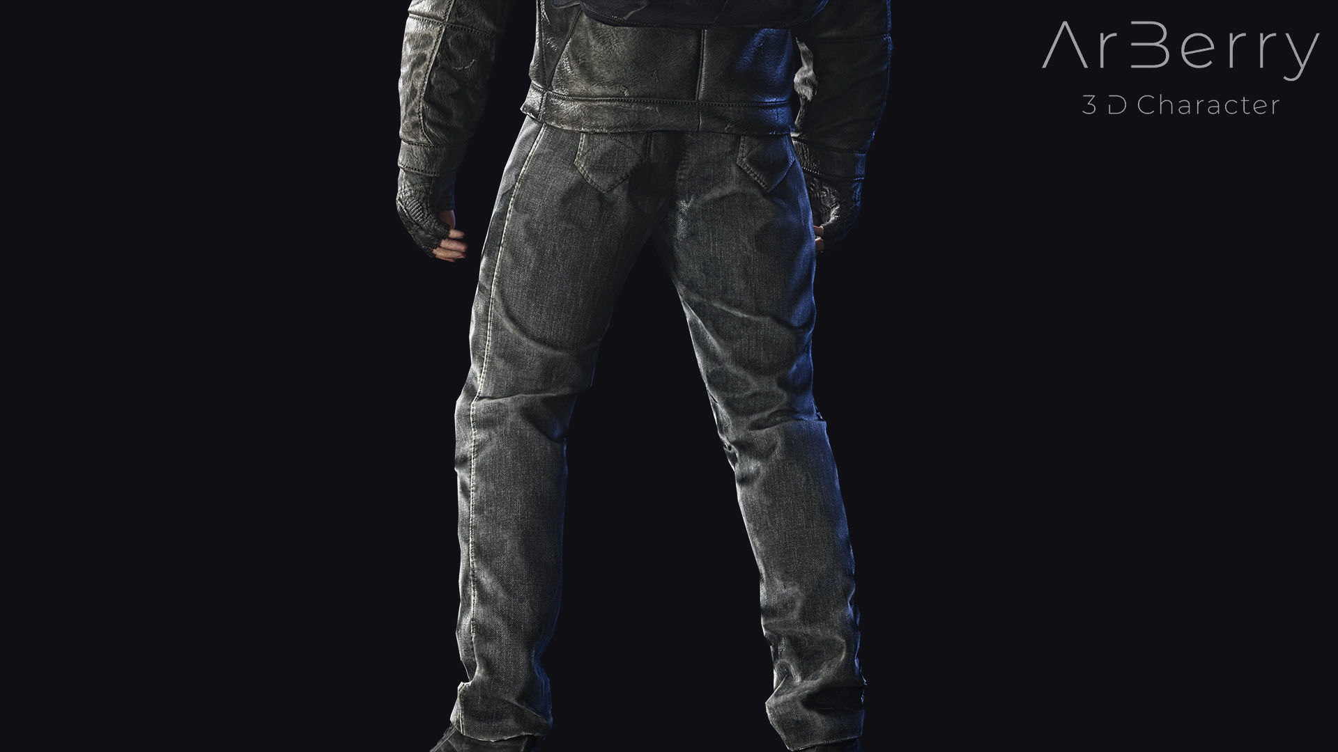 FREE Survival Character Free low-poly 3D model_8