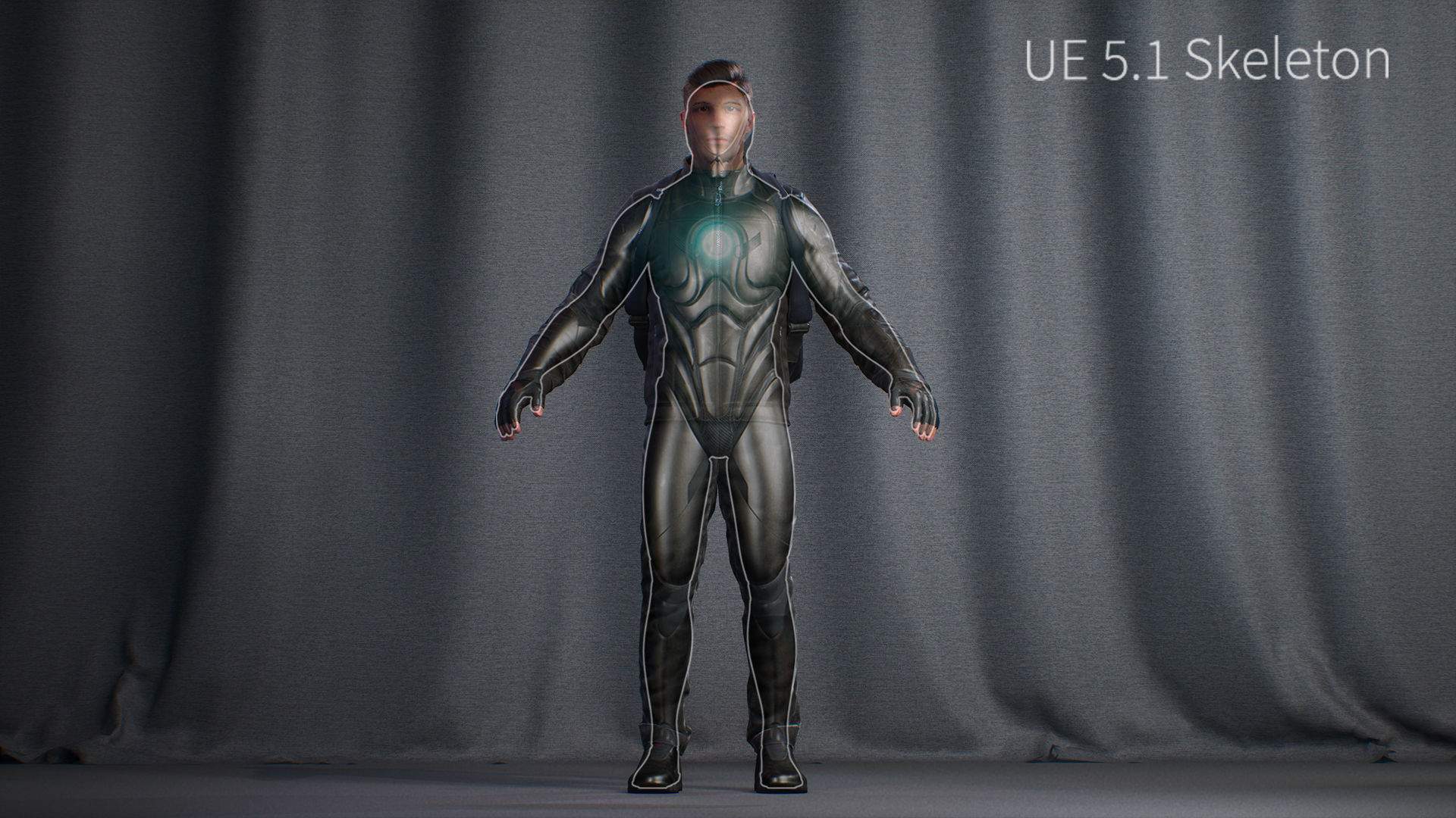 FREE Survival Character Free low-poly 3D model_10