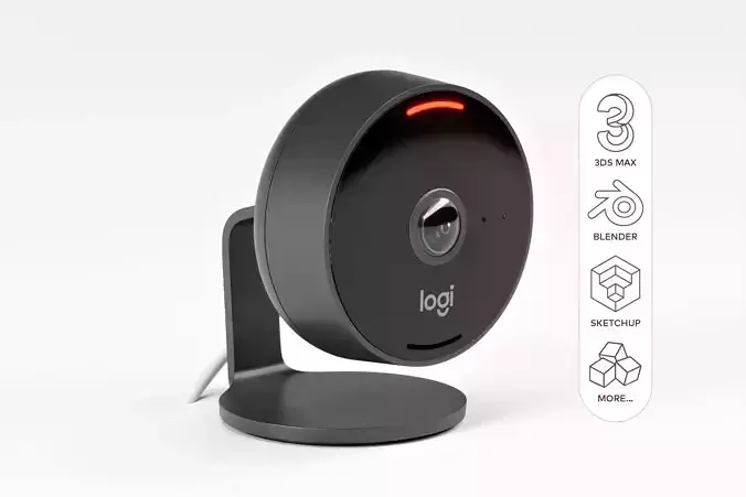 Logitech Circle View Security Camera 3D model