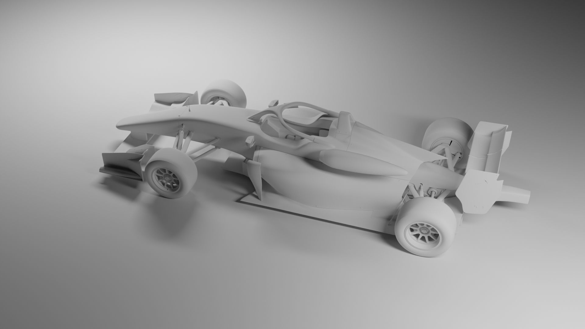 f3 model racing car 3D model_10