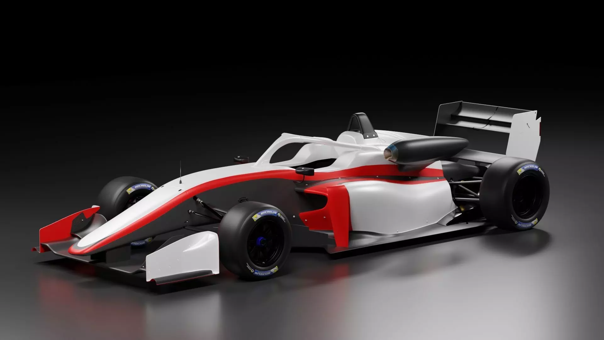 f3 model racing car 3D model_0