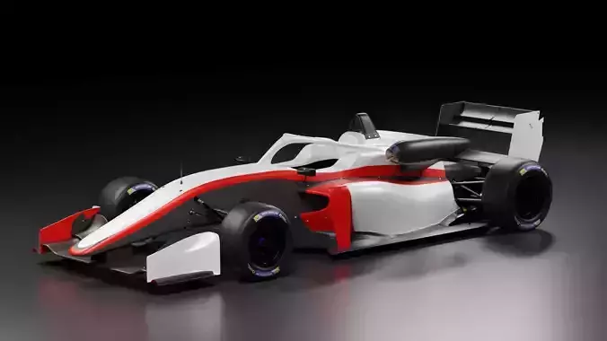 f3 model racing car 3D model