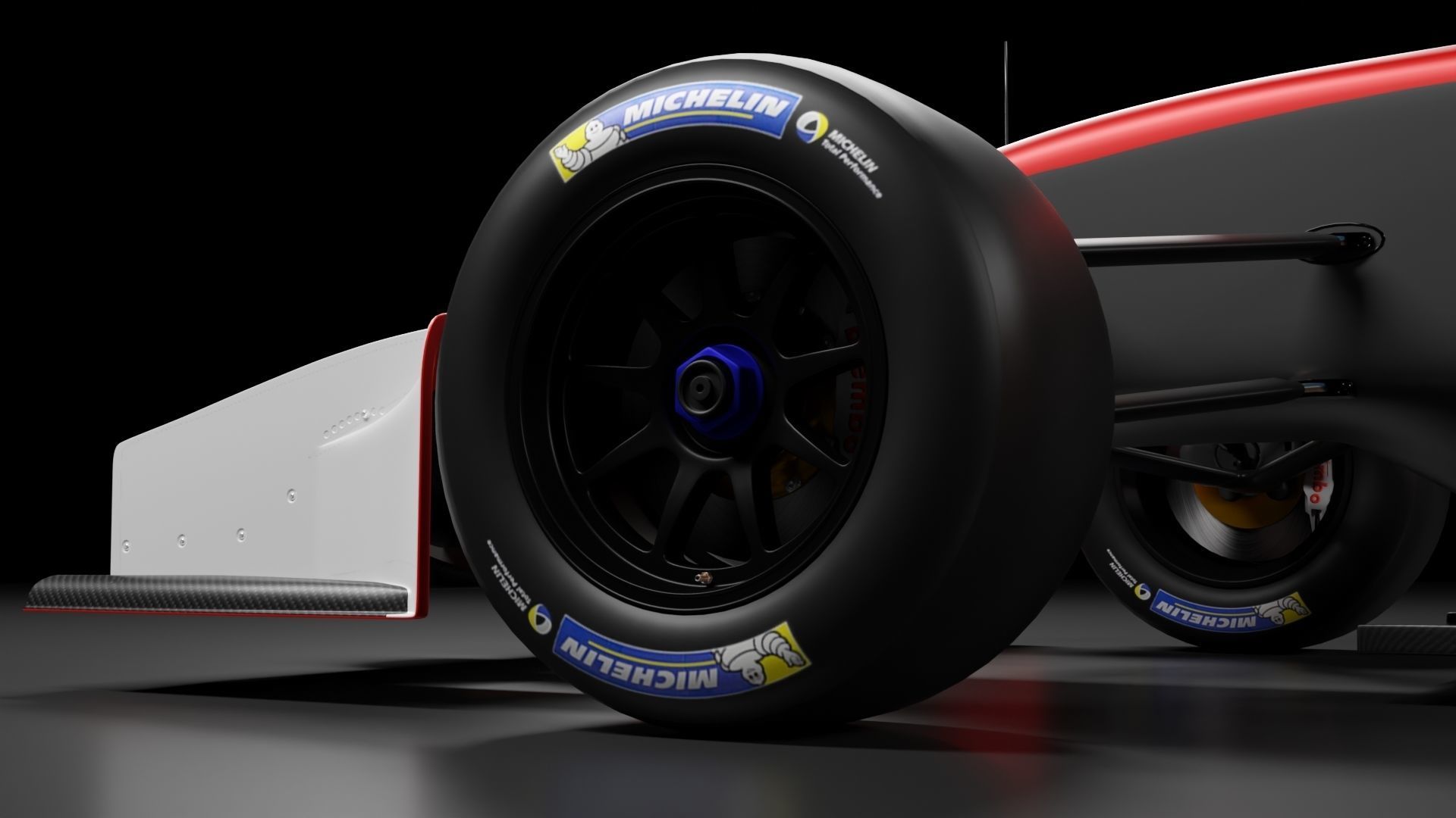 f3 model racing car 3D model_7