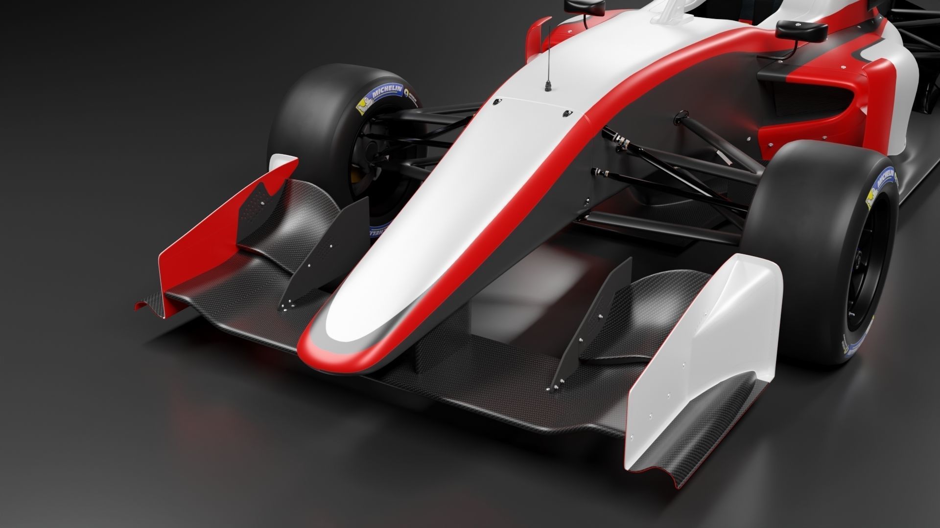 f3 model racing car 3D model_9