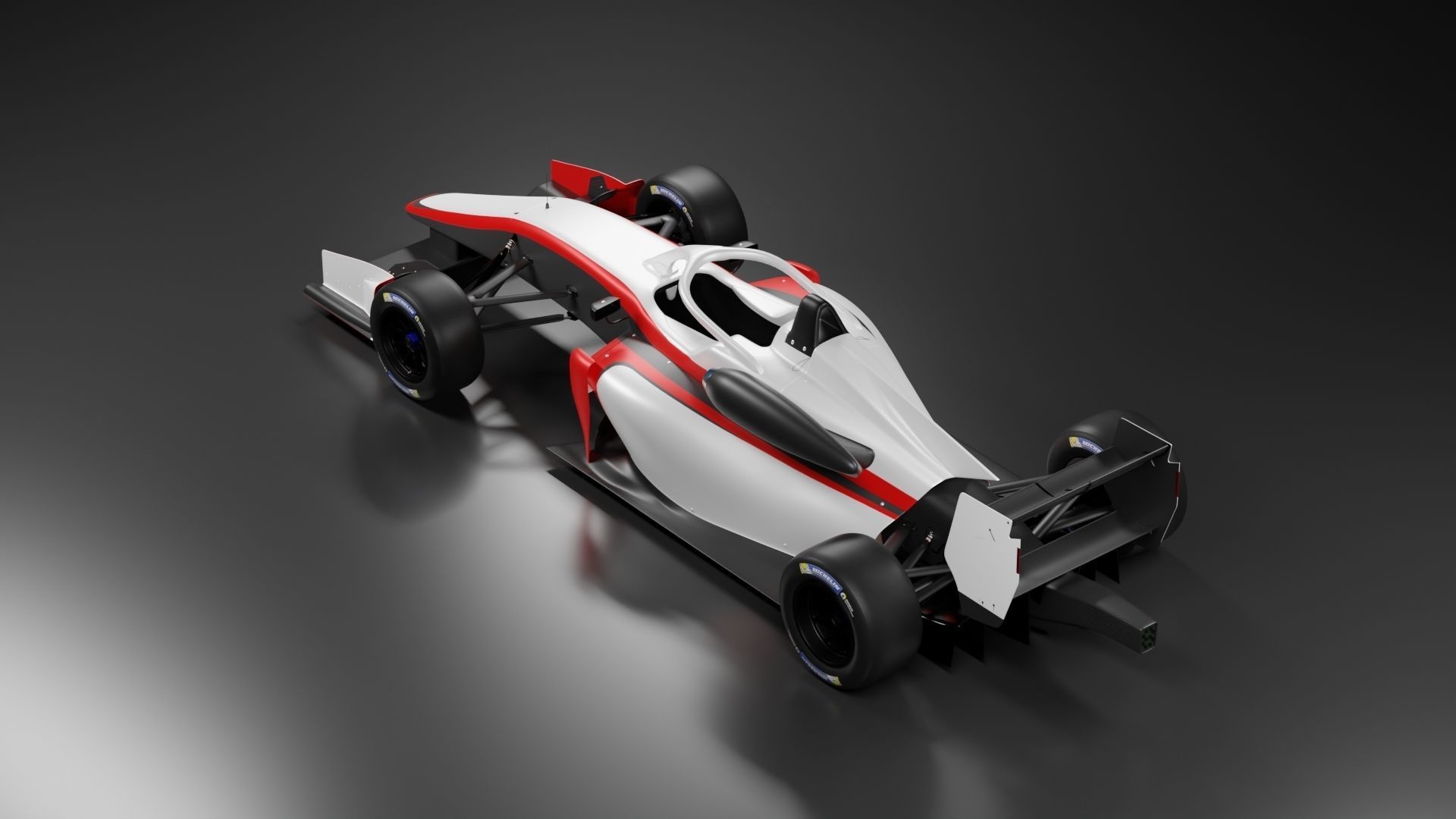 f3 model racing car 3D model_1