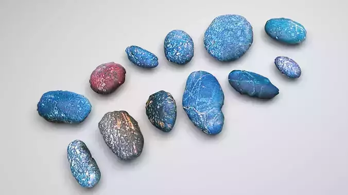 Rocks Set 3D model