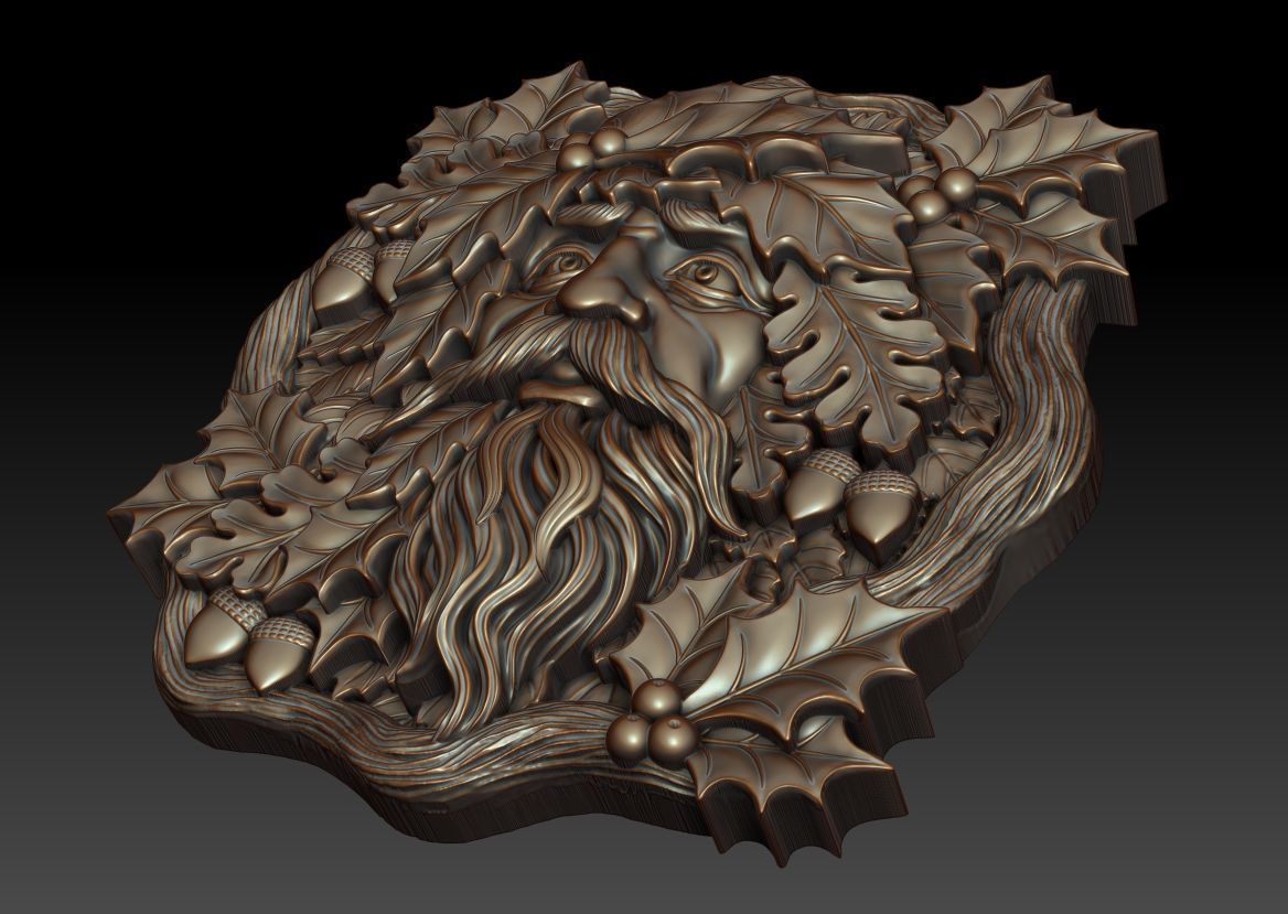 Greenman 12 3D print model_13
