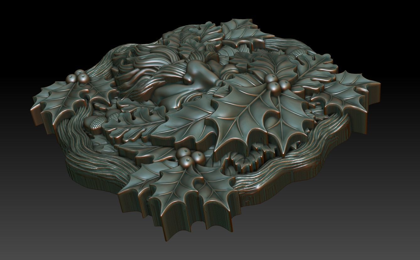 Greenman 12 3D print model_7