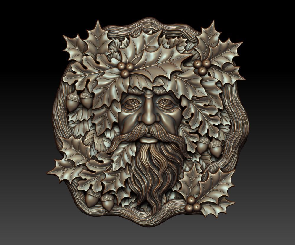 Greenman 12 3D print model_11