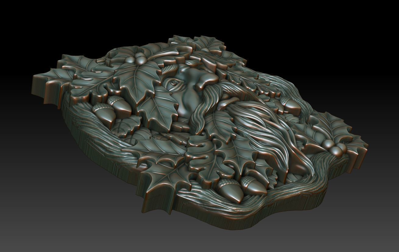 Greenman 12 3D print model_1