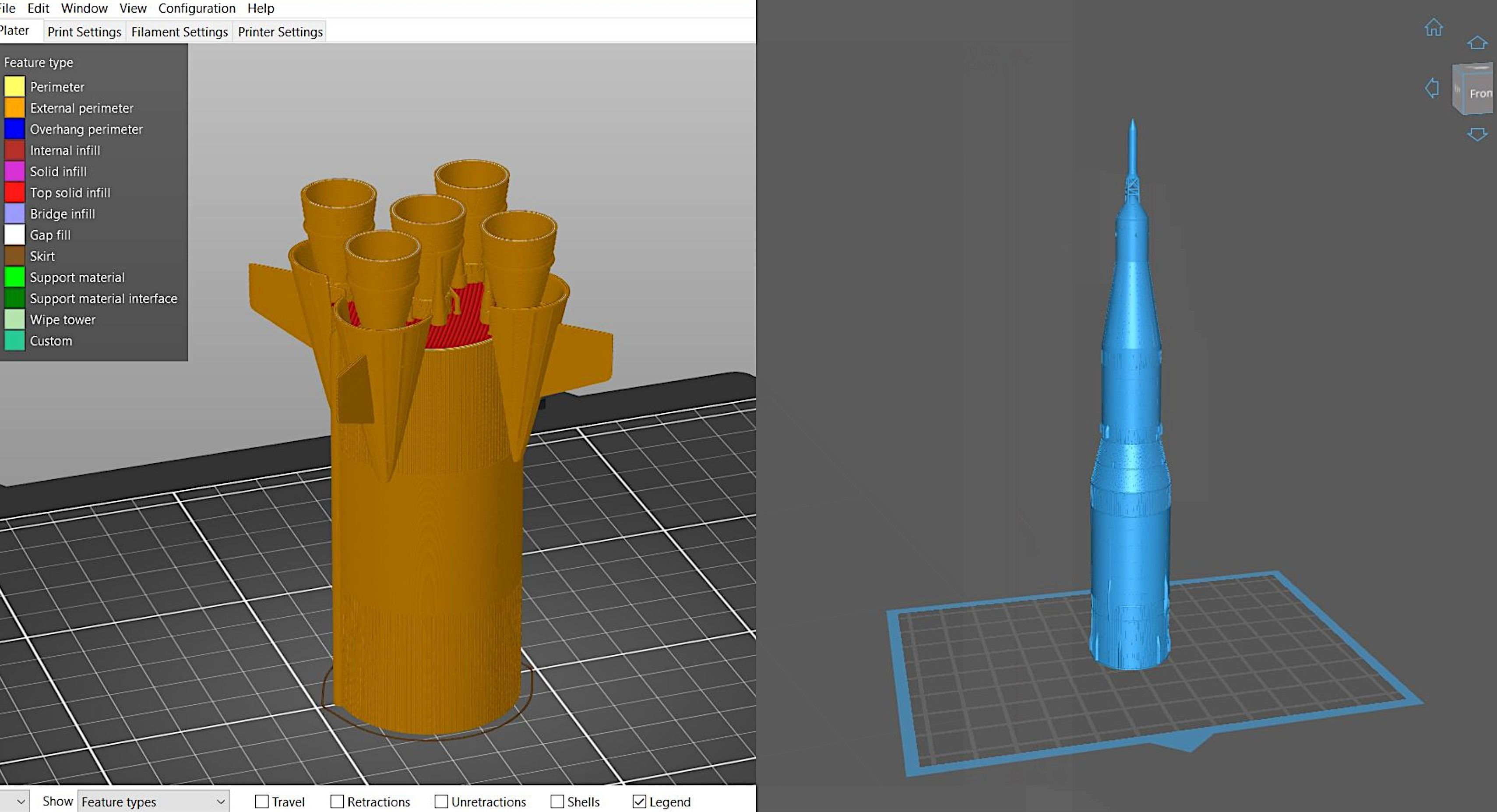 Nasa Saturn V Rocket and Launch Pad 3D model for 3D Printer 3D print model_26