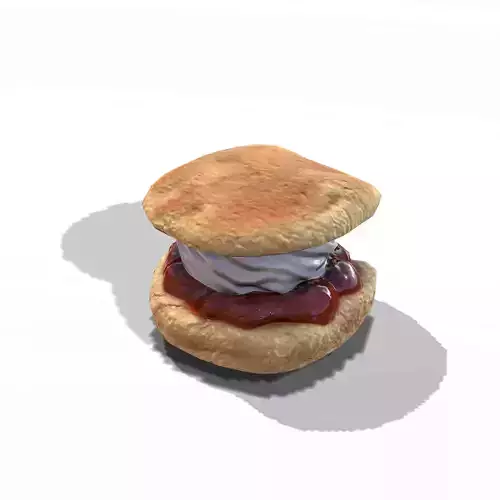 Scorne Strawberryjam Low-poly 3D model