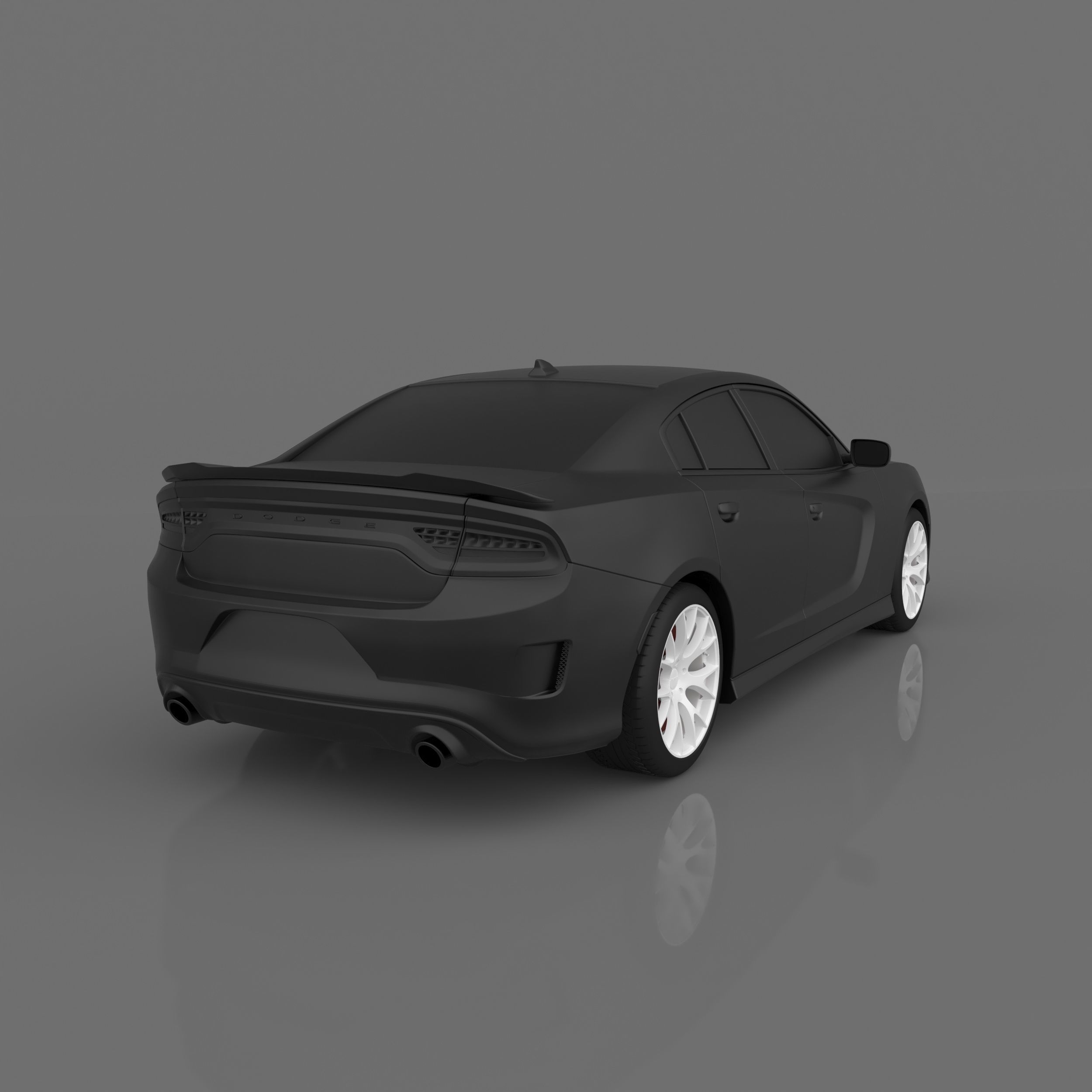 Dodge Charger SRT Hellcat Ready to Print STL Files 3D print model_13