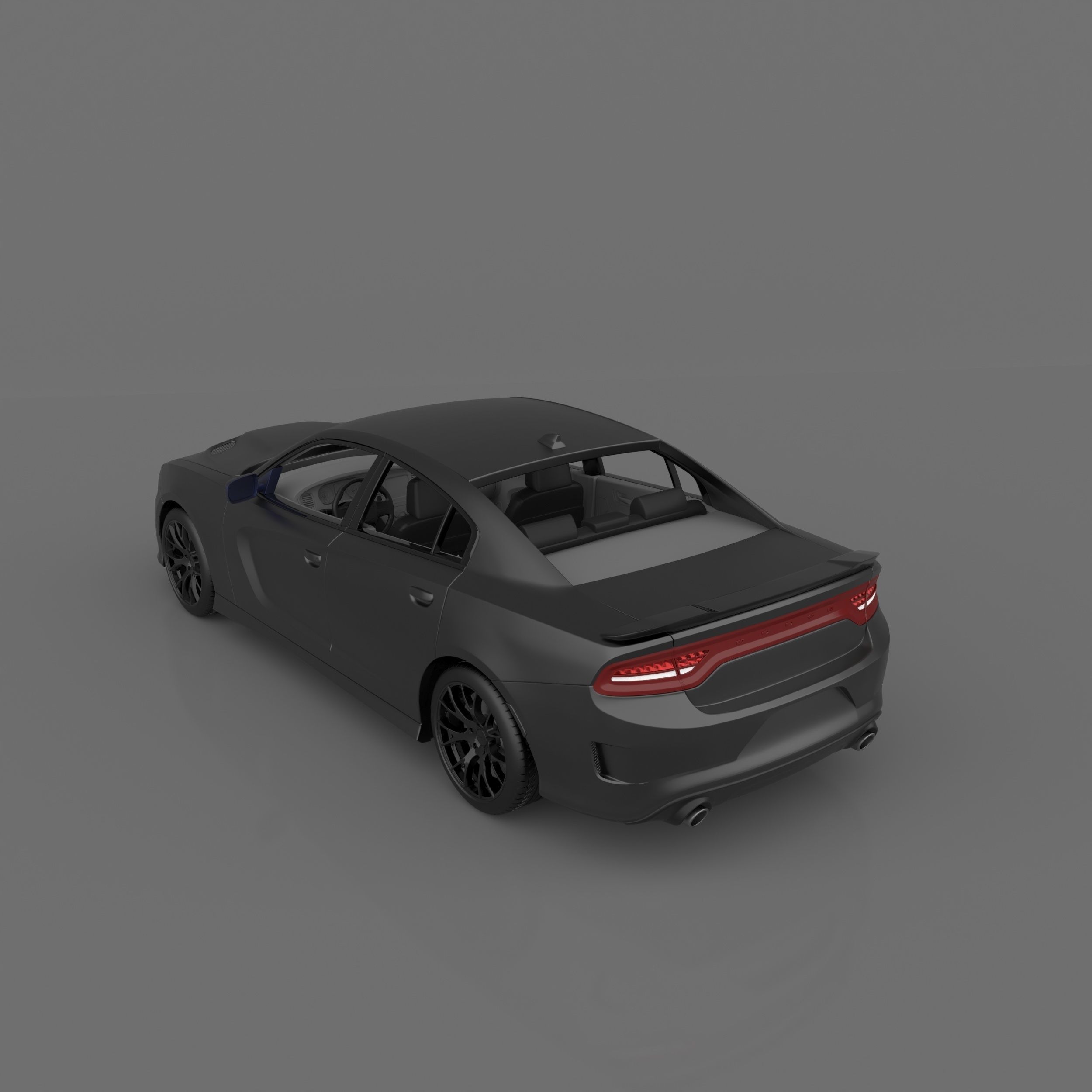 Dodge Charger SRT Hellcat Ready to Print STL Files 3D print model_1