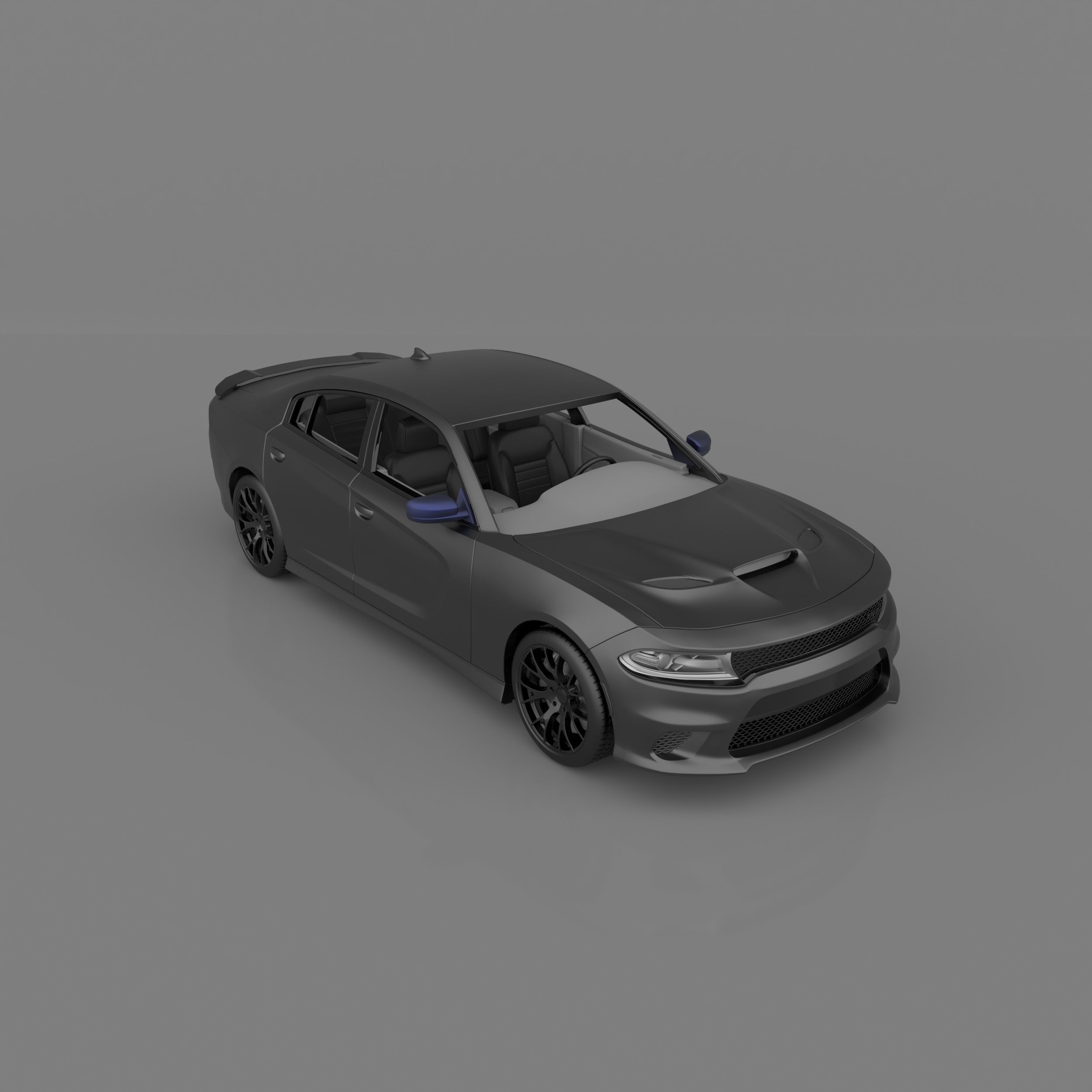 Dodge Charger SRT Hellcat Ready to Print STL Files 3D print model_3