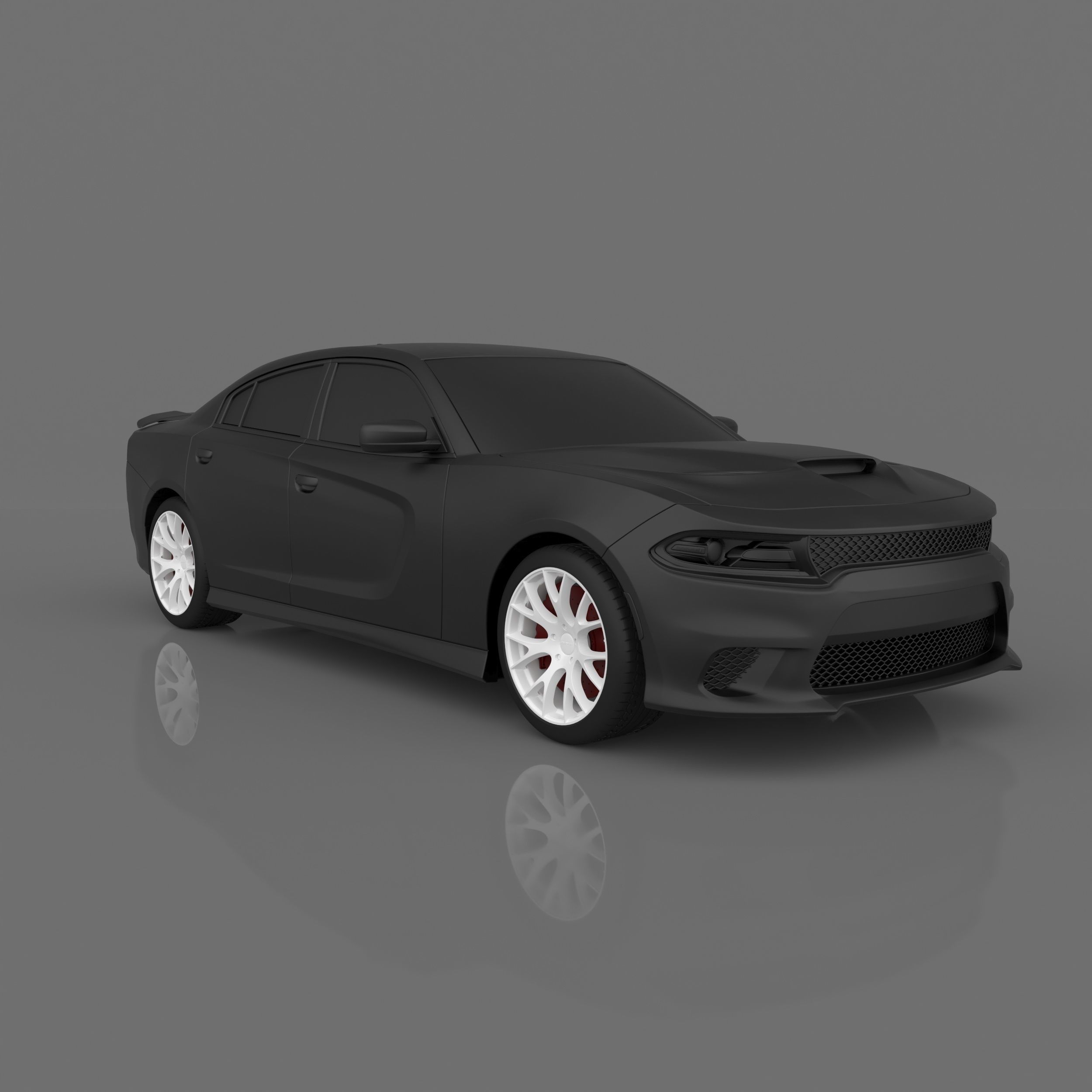 Dodge Charger SRT Hellcat Ready to Print STL Files 3D print model_12
