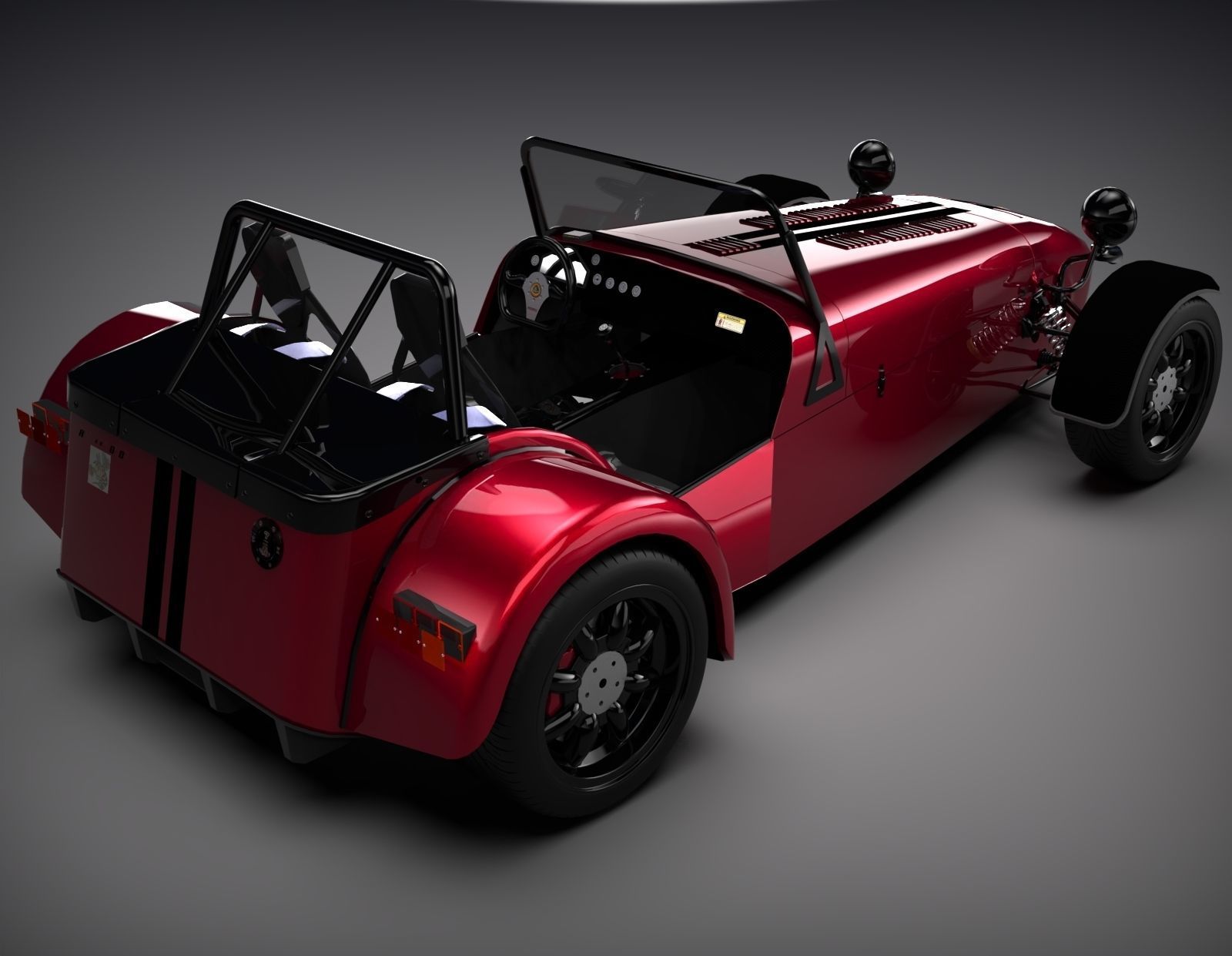 Lotus Seven 3D model 3D model_1