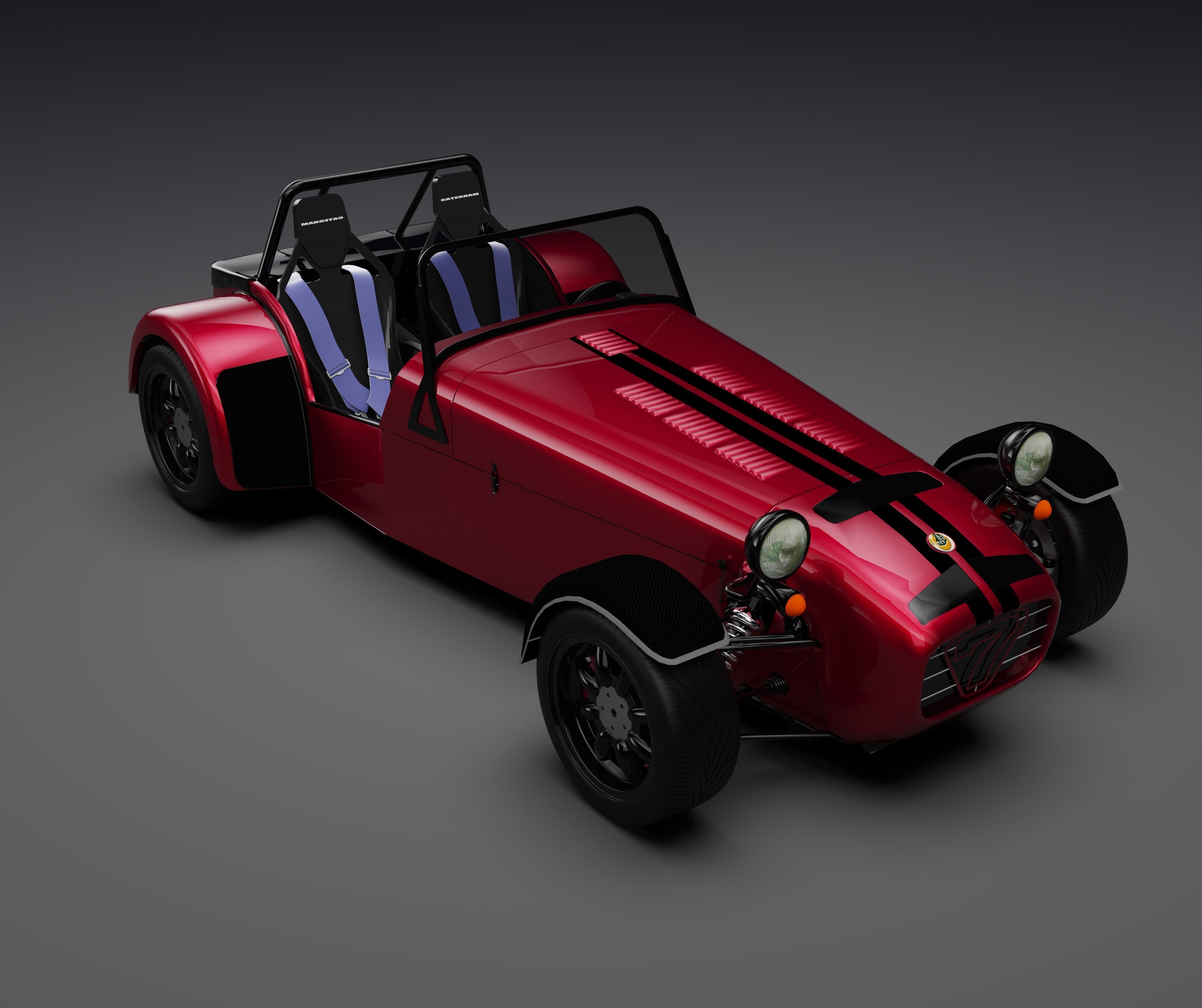 Lotus Seven 3D model 3D model_2