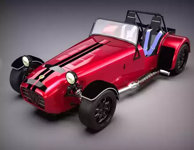 Lotus Seven 3D model 3D model