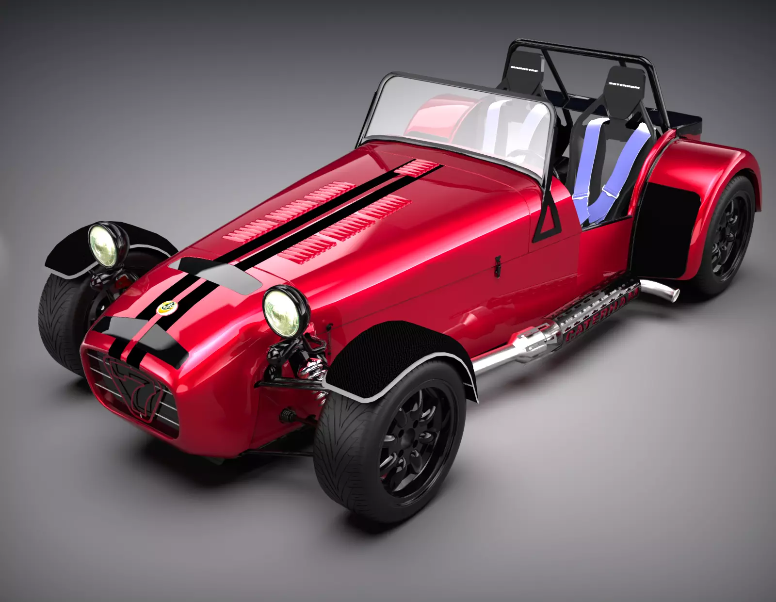 Lotus Seven 3D model 3D model_0