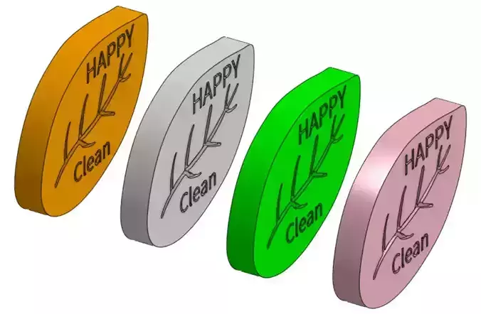 LEAF-LIKE SOAP 3D print model