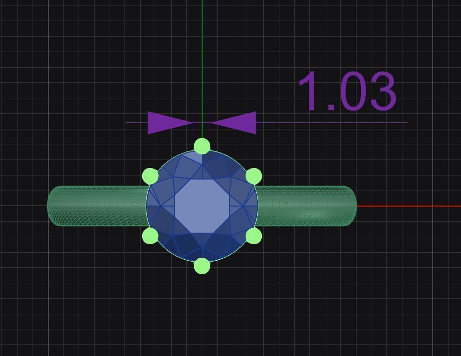 Solitaire - Six Claw - Two Piece - Simple Modern Style 3D print model_7