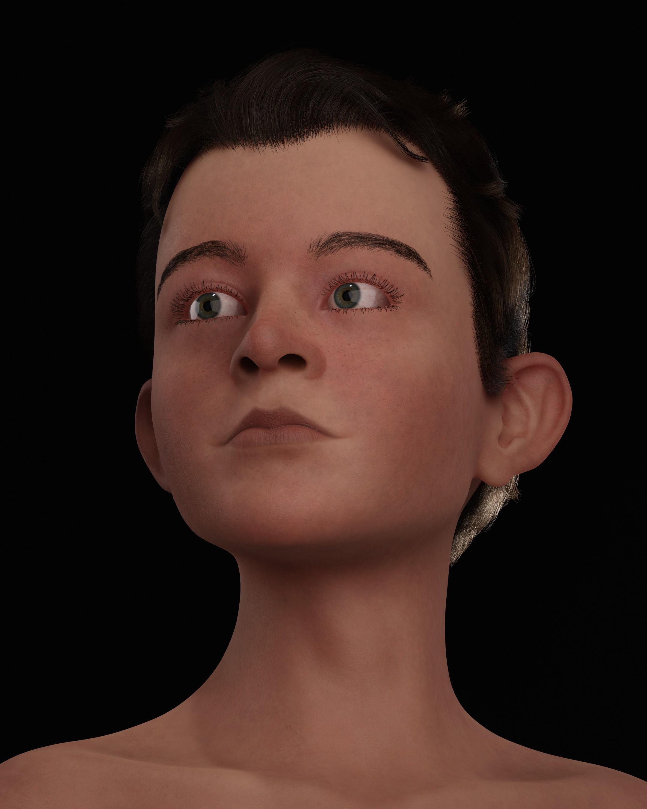 CHILD CHARACTER 3D MODEL Free 3D model_8